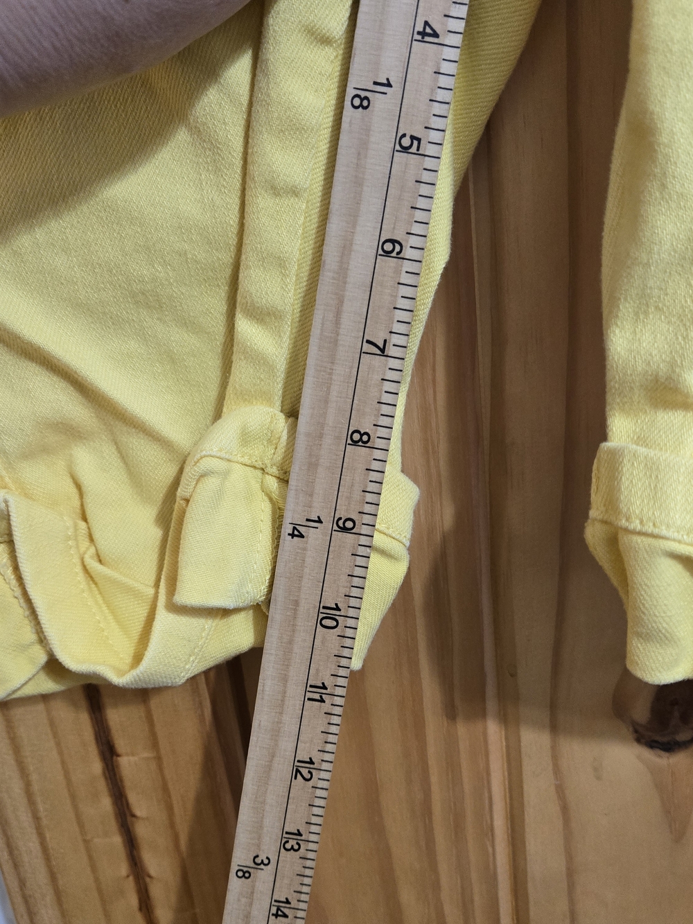 Cato Yellow‎ Rolled-Hem Bermuda Shorts - Picture 4 of 7